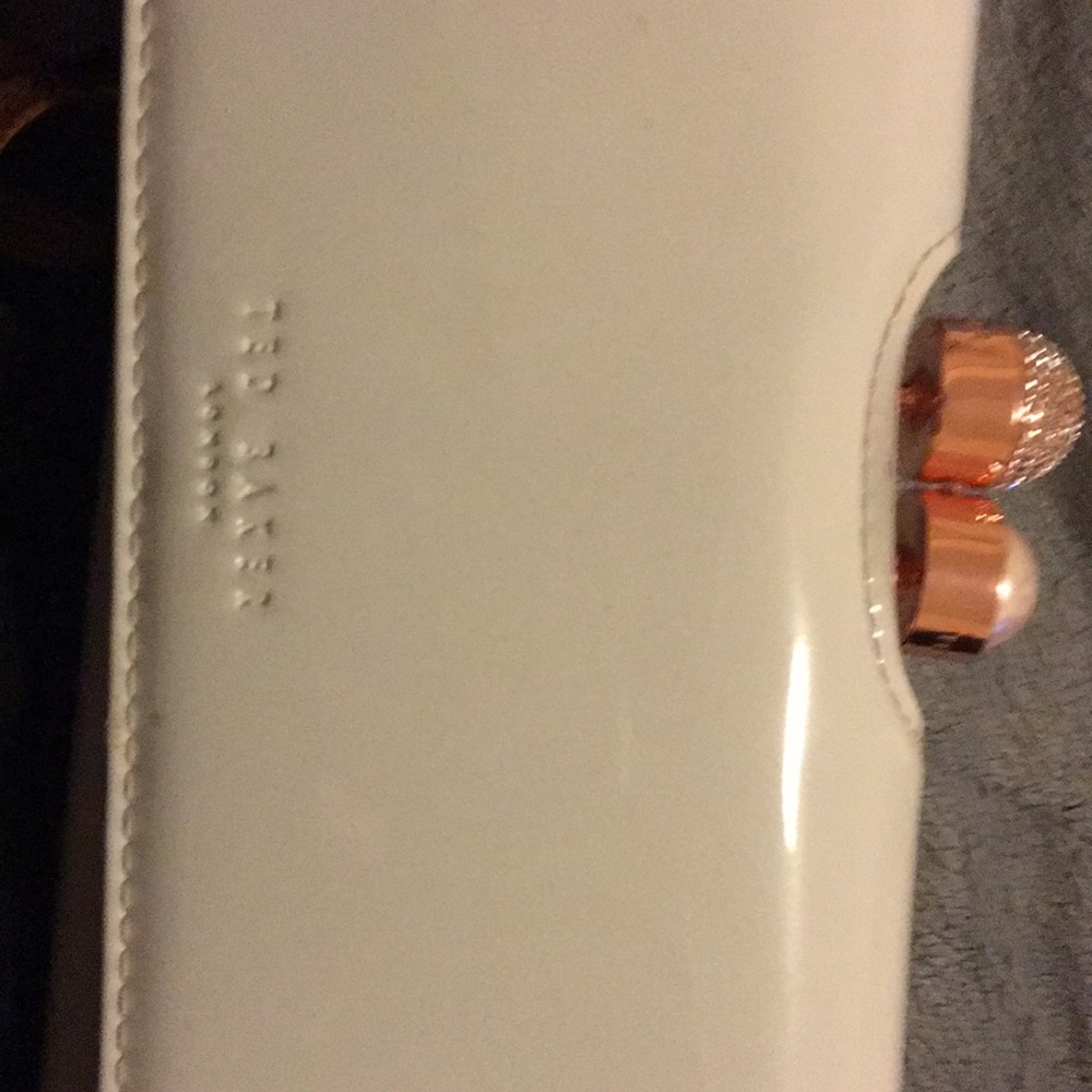 White and red Ted Baker wallet